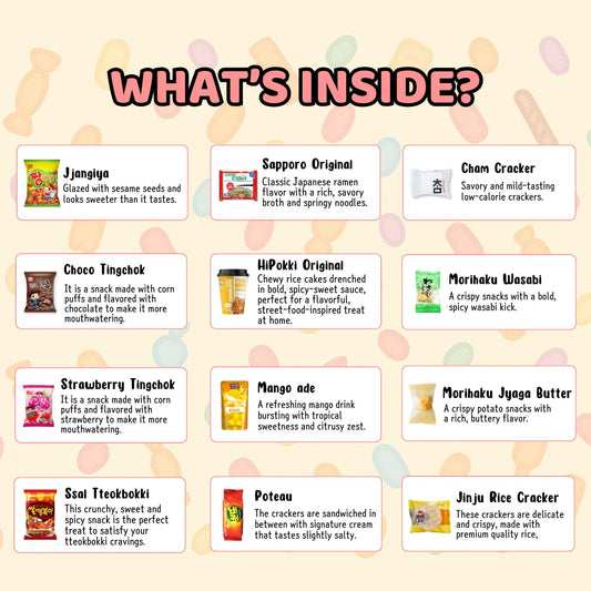 Asiatic Dishes Ultimate Snack Box, 32 Variety Pack