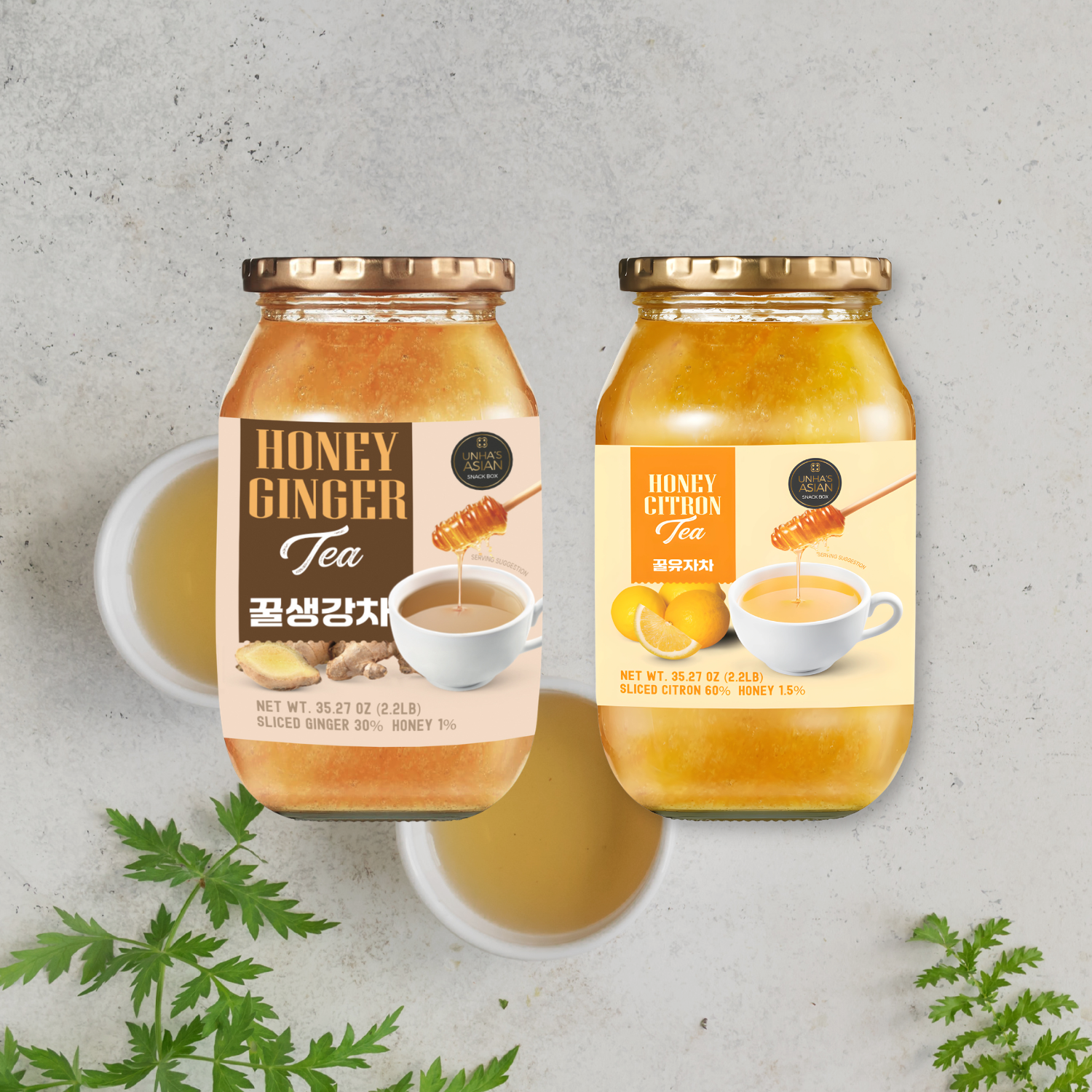 Enjoy Every Moment with Honey Yuzu Tea &amp; Honey Ginger Tea
