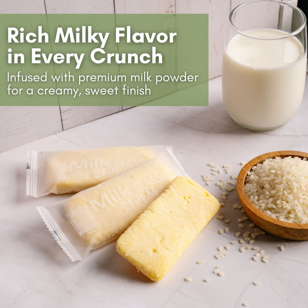 [Milk Classic] Korean Milk Cracker Snacks, Oven Baked, Non-Fried, Milk Flavor