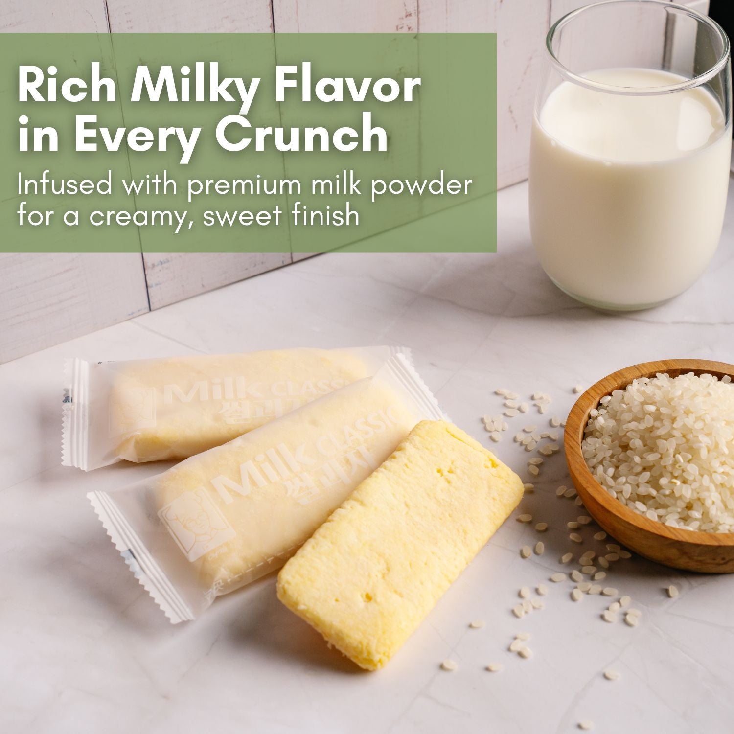 [Milk Classic] Korean Milk Cracker Snacks, Oven Baked, Non-Fried, Milk Flavor