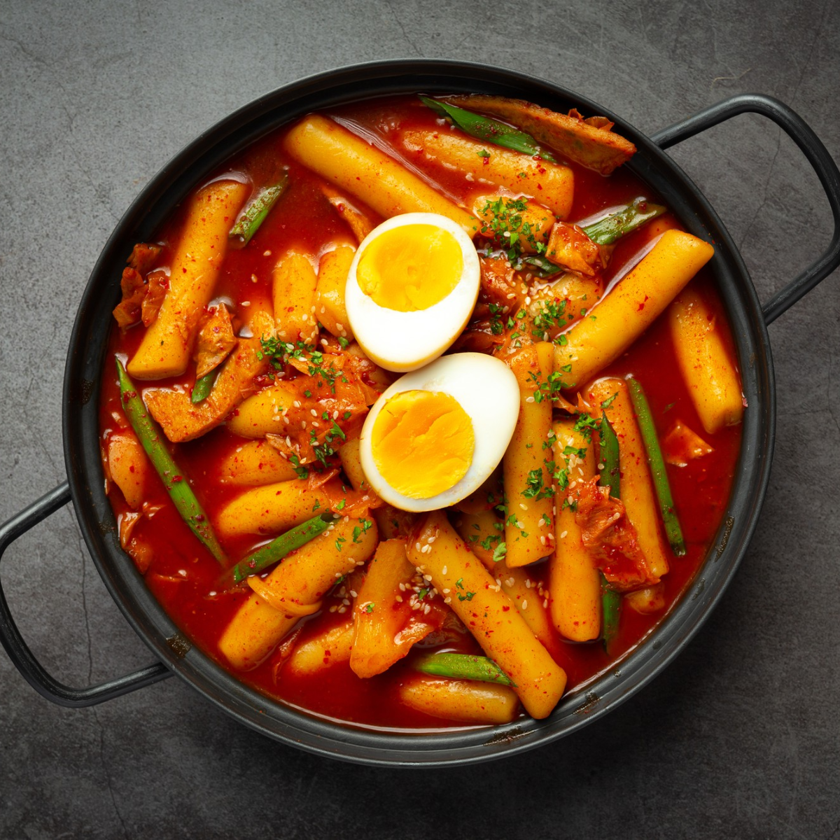 [Unha's Asian Snack Box] Korean Rice Cake Tteokbokki Stick – 1 Pack (3 Individual Package X 1 Pack) 21.16 oz