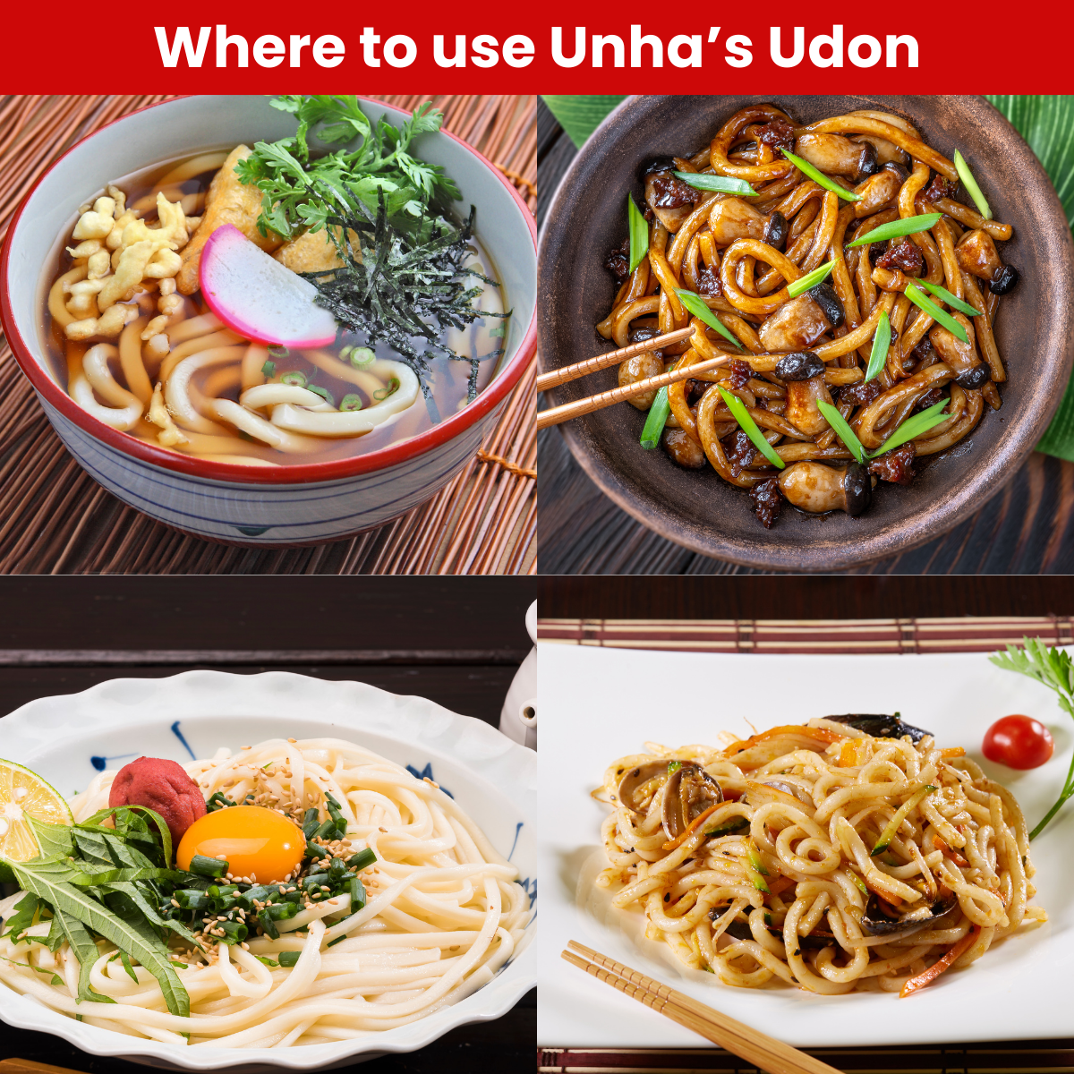 [Unha's Asian Snack Box] Japanese Sanuki Fresh Udon Noodles - *NOODLES ONLY* Individual Pack 22 OZ (200g/3Pack)