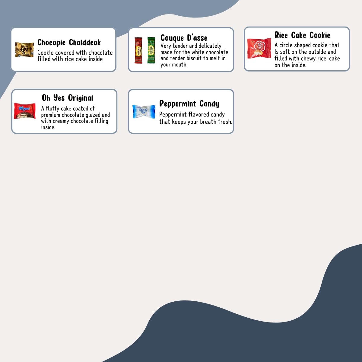 [Asiatic Dishes] Authentic Korean Snack Box - 24 Count Variety Pack