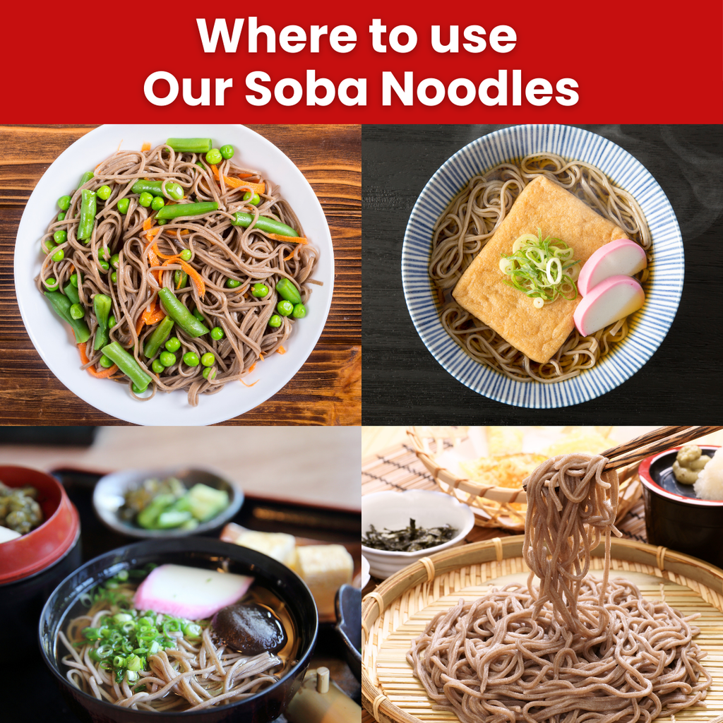 [Unha's Asian Snack Box] Unha Japanese Buckwheat Noodles, Air Dried Soba Noodle - 3LBS