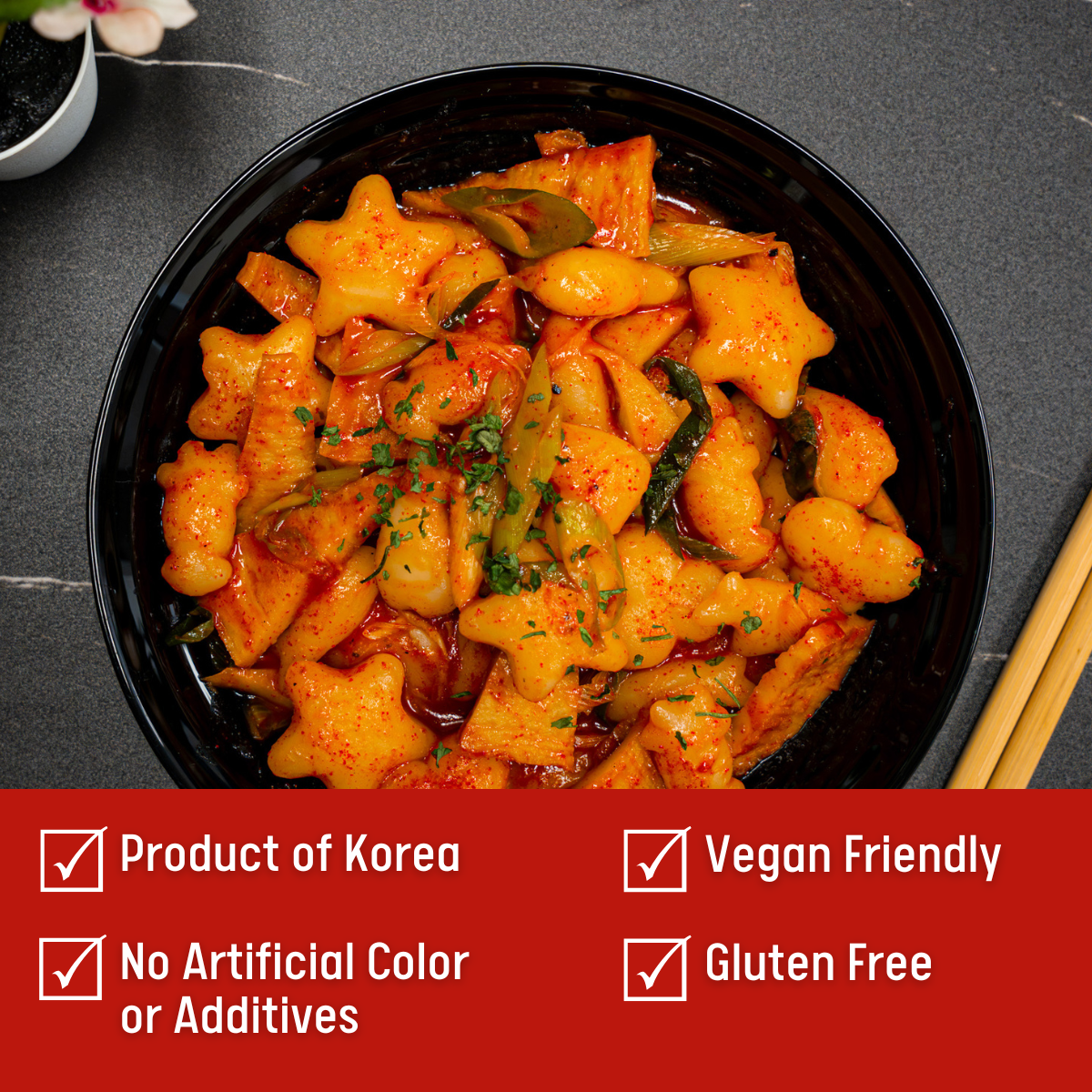 [Unha's Asian Snack Box] Korean Rice Cake Tteokbokki Tteok in Fun Shaped, 14.10 oz Pack (2 X 7.05oz)