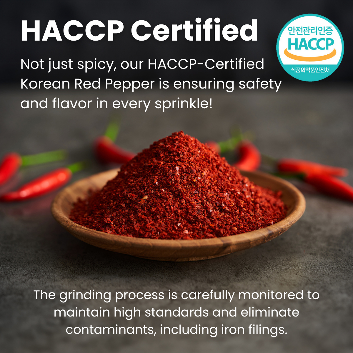 [Asiatic Dishes] Premium Gochugaru Red Pepper Flakes - 100% Asian Sun-Dried Chili Flake for Kimchi, Stews, and Versatile Cooking - 1LB Pack