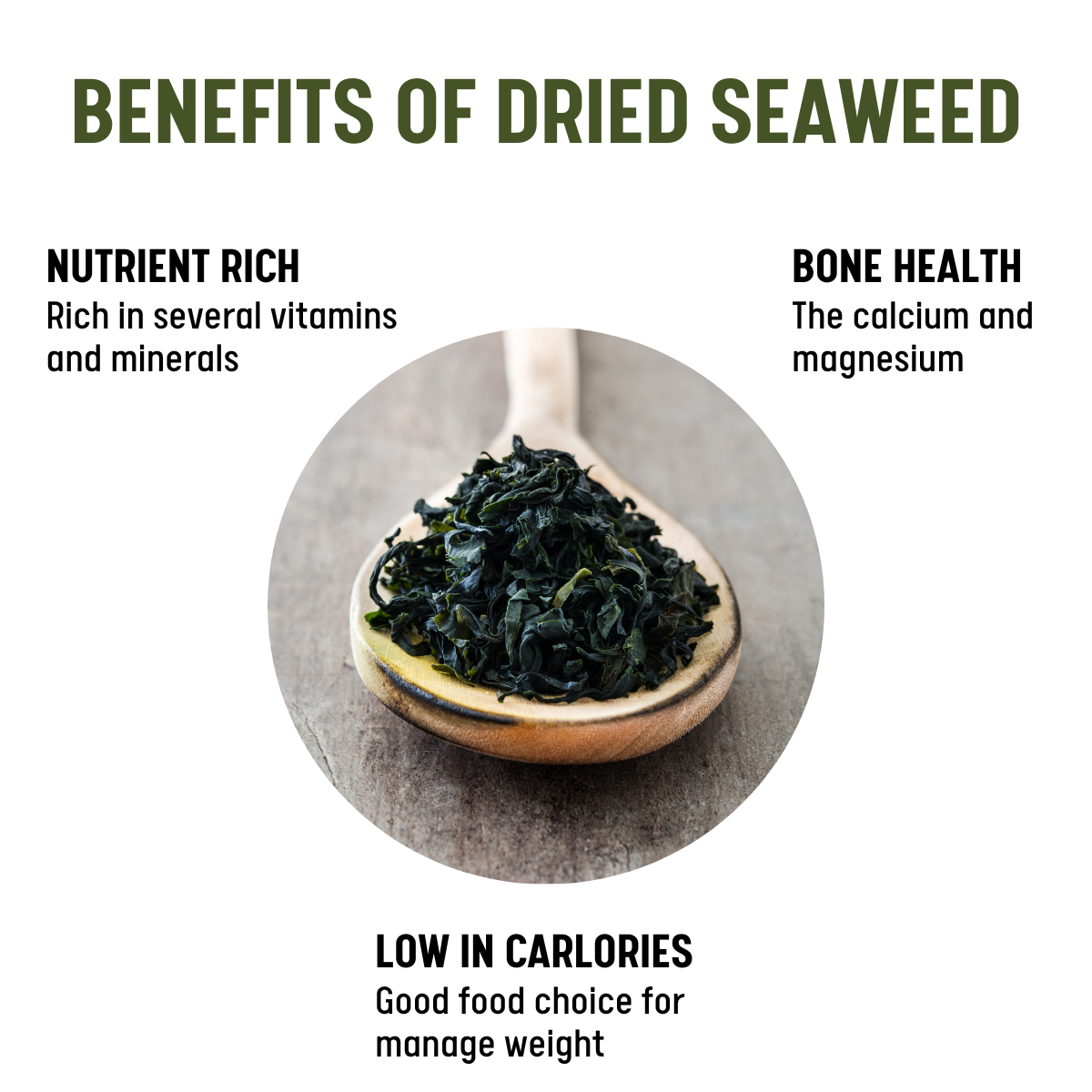 [Unha's Asian Snack Box] Korean Premium Baby Wakame Dried Seaweeds Flake 2 OZ - 100% Natural, Product of Korea