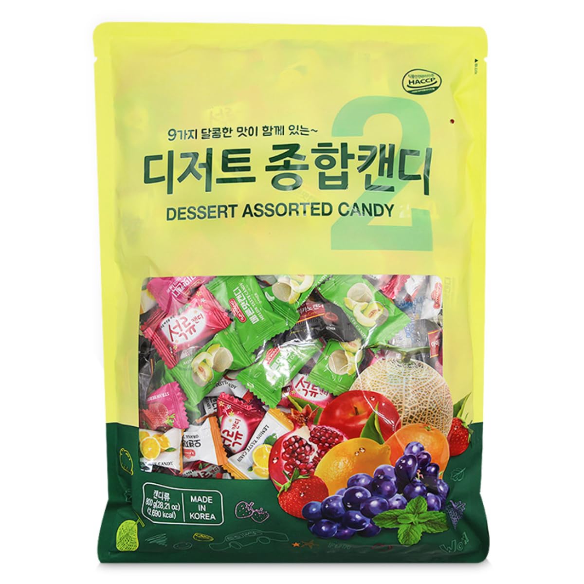 Korean Fruity Hard Candy (200 pc)