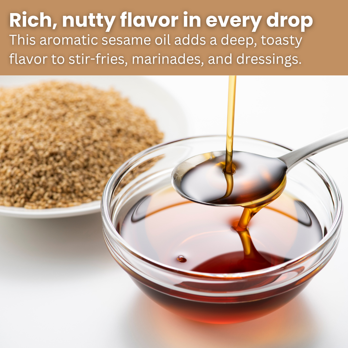 [Asiatic Dishes] Korean Toasted Sesame Oil, 10.14 Fl Oz, 100% Roasted Sesame Seed Oil, Rich Nutty Aroma, Product Of Korea