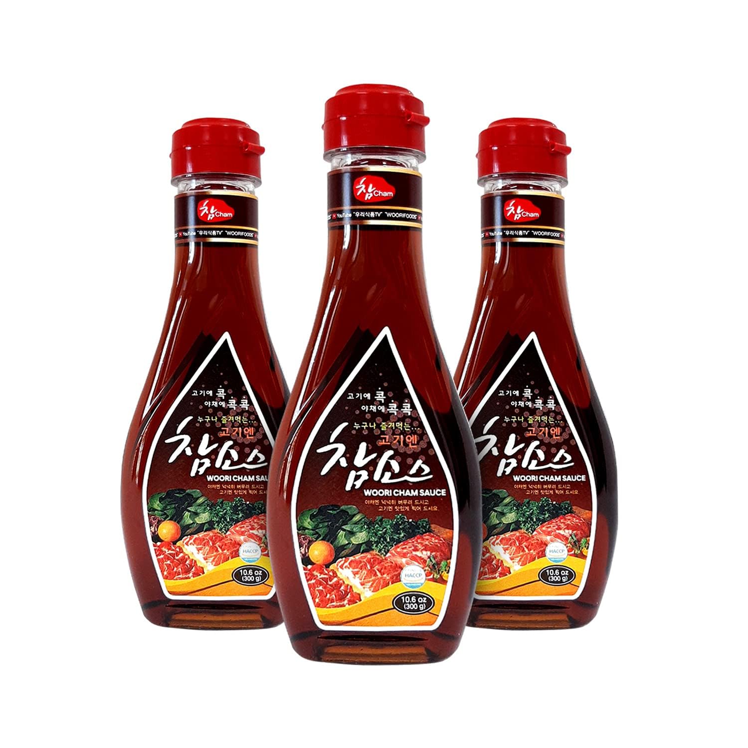 WOORI Cham Sauce – Korean BBQ Dipping Sauce (3 pack)