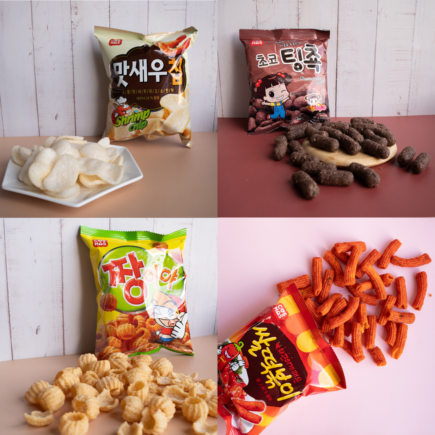 [CW Confec] Korean Variety Snacks Care Package (48 Count)