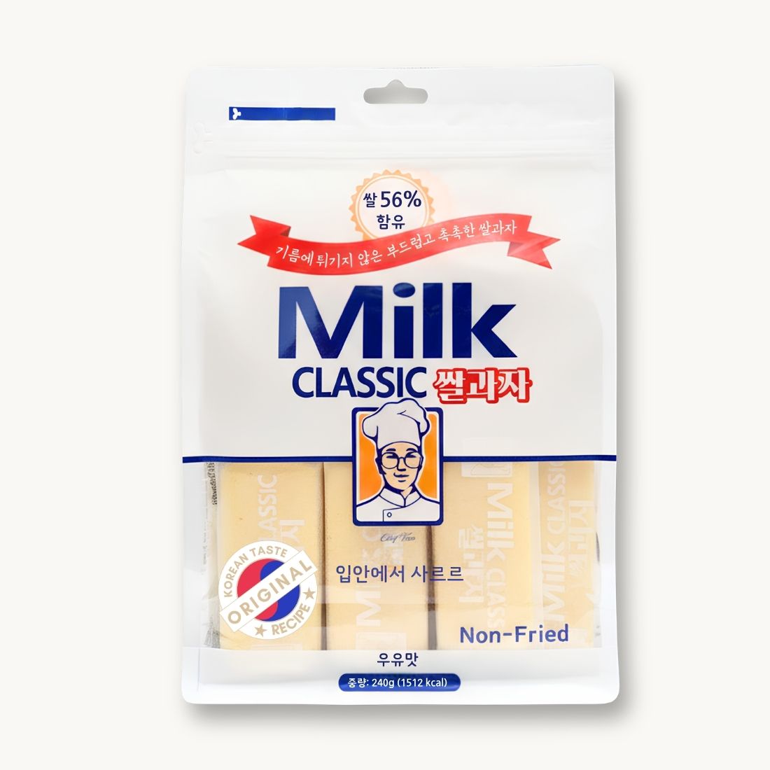 [Milk Classic] Korean Milk Cracker Snacks, Oven Baked, Non-Fried, Milk Flavor