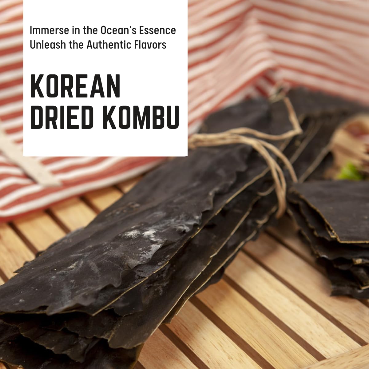 [Unha's Asian Snack Box] Korean Wild Kombu, Dried Kelp 3.52oz - Product of Korea